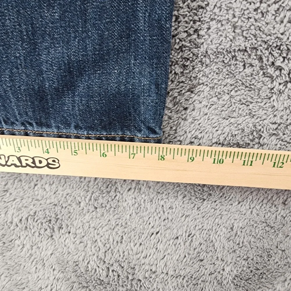Levis 550 Jeans Mens 34x32 Blue Medium Wash Relaxed Tapered Red Tab Zipper Fly